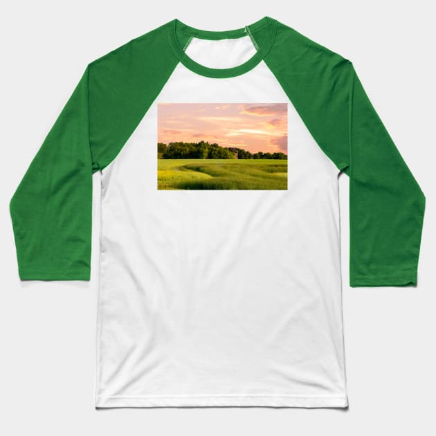 Glorious Field Baseball T-Shirt by Memories4you